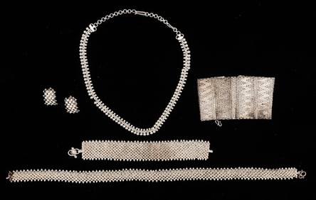 Collector's Lot of Tribal Silver Jewelry