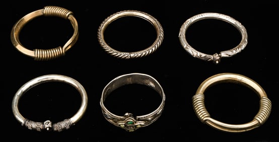 Collectors Lot of 6 Tribal Bracelets