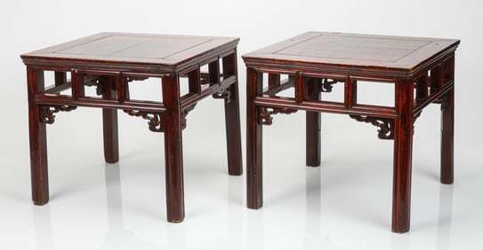 Pair of Antique Chinese Side Tables