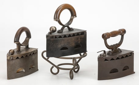 3 Antique Irons