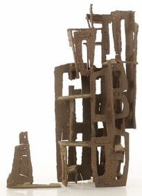 Modernist Steel Garden Sculpture