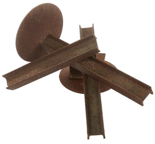 Modernist Steel Garden Sculpture