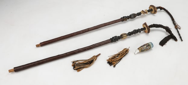 2 Imperial German Regimental Smoking Pipes, Early 20th C.