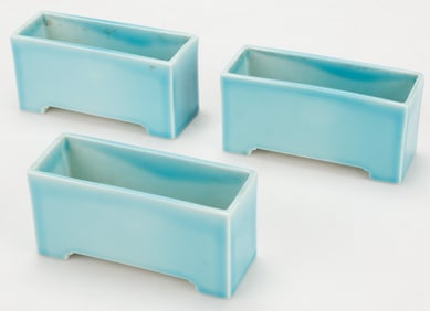 3 Small Rookwood Pottery Planters #6269, 1935