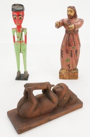 Folk Art Collector's Lot, 3 Items