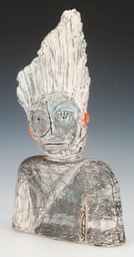 Modern Ceramic Art Pottery Bust