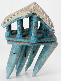 Art Pottery Architectural Sculpture on Stand (20th/21st C.)