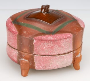 Art Pottery Ceramic Covered Box