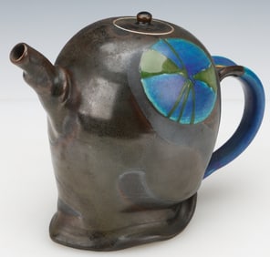 Studio Pottery Teapot, Unsigned