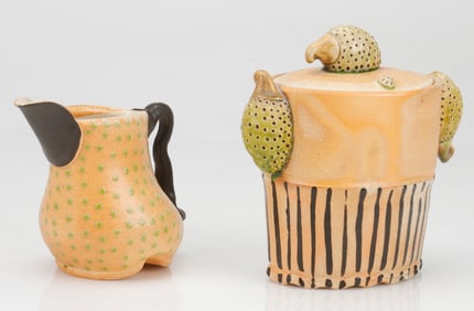 Two Marked Studio Pottery Vessels.