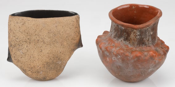 Two Marked Studio Pottery Vessels