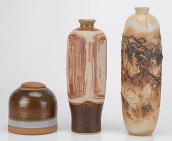 3 Pieces of Studio Pottery