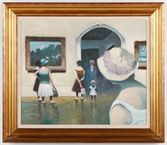 F. Soldy (American, 20th century) "The Gallery"