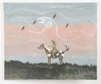 Russel M. Noganosh (Anishinaabe - Ojibwe, b. 1956)