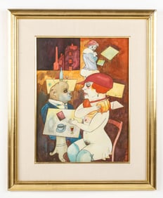 Vintage Forgery of George Grosz (1893-1959)