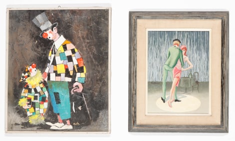 2 Framed Paintings