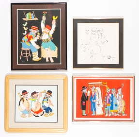 Jovan Obican (French, 1918-1986) 4 Works