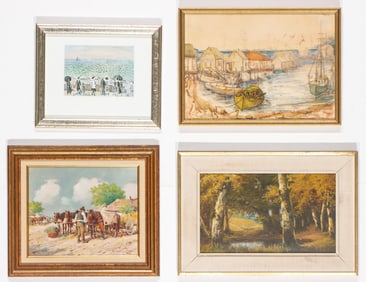 Group of 4 Landscape Artworks