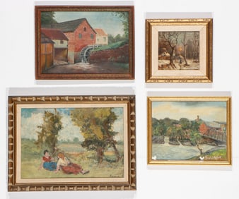 Group of 4 Paintings