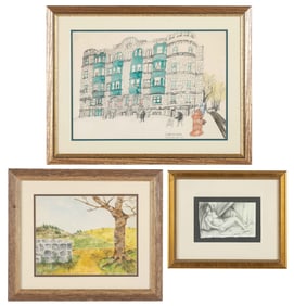 3 Framed Artworks