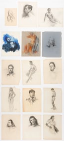 George Malick (American, 20th century) 15 Sketches