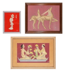 Gustave Kaitz (American, 1913-1992) 3 Works