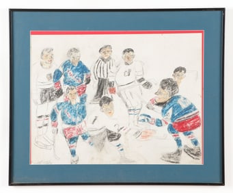Justin McCarthy (1892-1977) Hockey Game