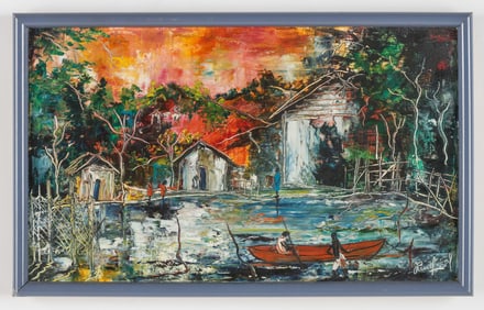 Jean-René Jerome (1942-1991) Untitled (Lakeside Village)