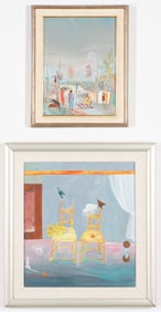 Nicolas Dreux (Haitian, 1956-2021) 2 Paintings