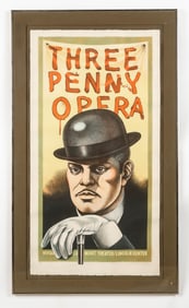 Paul Davis (b. 1938) "Three Penny Opera", 1977