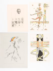 Jacob Landau (American, 1917-2001) 4 Prints