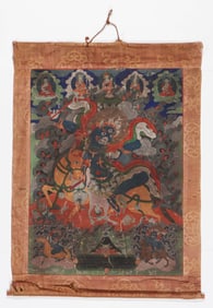 Tibetan Thangka of Palden Lhamo