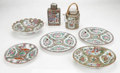 Collector's Lot of Rose Medallion Style China
