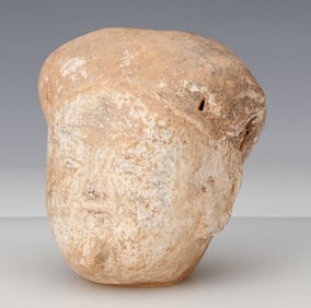 Chinese Ancient Han Pottery Head
