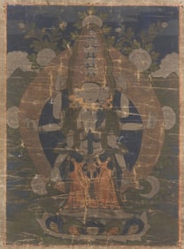 Antique Chinese Painting of Avalokiteshvara