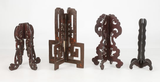 13 Vintage Asian Hat Stands