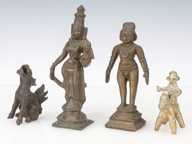 Collector's Lot of Indian And Southeast Asian Bronzes