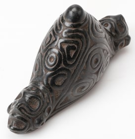 Taino Black Stone Tri-Point Zemi