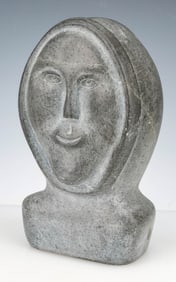 Inuit Carved Soapstone Bust