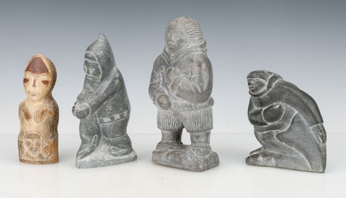 4 Inuit Carvings