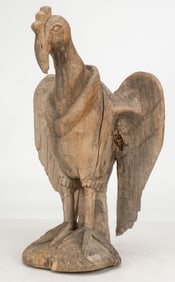 Tribal Carved Wood Figure Of A Bird