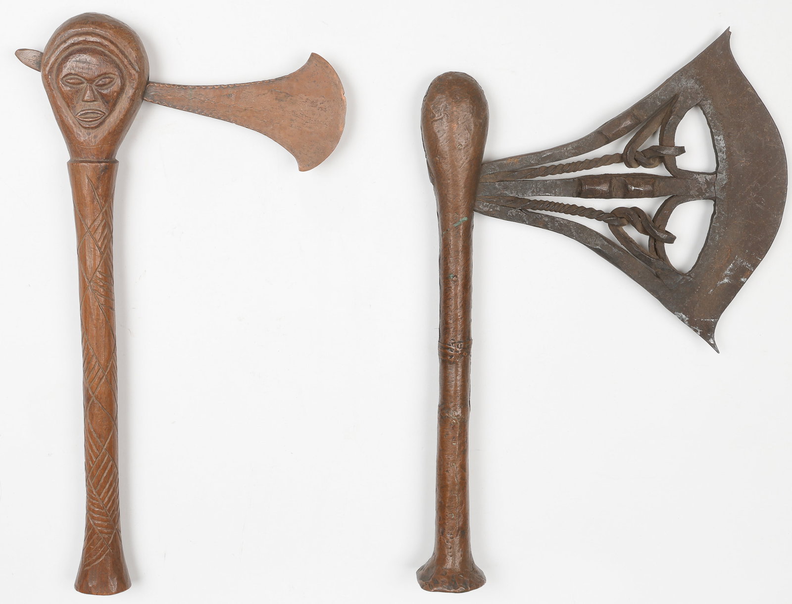 2 Old Songye Prestige Axes (1 of 5)