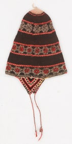 Macha Men's Chullo Knit Cap, Dept. of Potosi, Exhibited