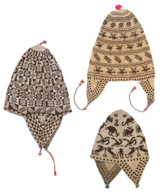 Men's Chllo Knit Caps, Sacaca, Dept. of Potosi, 20th C.