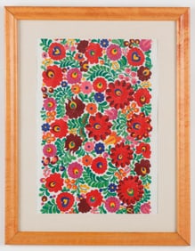 Framed Eastern European Textile