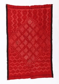 Tie Dyed Cotton Shawl, Shekhawati area of Rajasthan, Early-Mid 20th C.