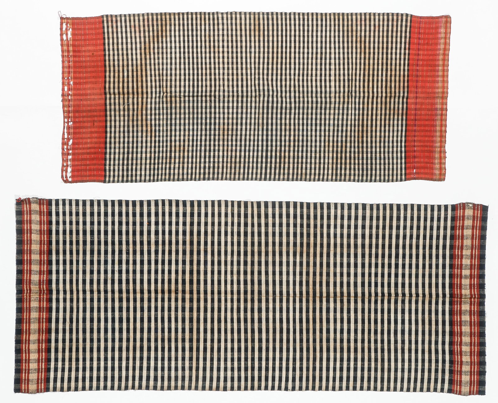 2 Balinese Silk Songket Poleng Textiles (1 of 4)