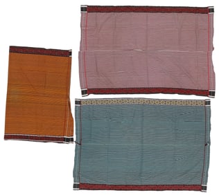 3 Manipuri Women's Skirt Cloths, NE India