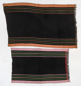 2 Angami Naga Woman's Cotton Cloths
