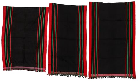 Angami Naga Woman's Cotton Skirt Cloths (3)